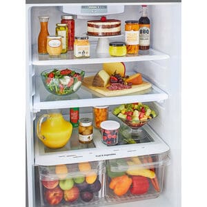 LG 30 in. 20.2 cu. ft. Top Freezer Refrigerator with Factory Installed Ice Maker -Stainless Steel, , hires