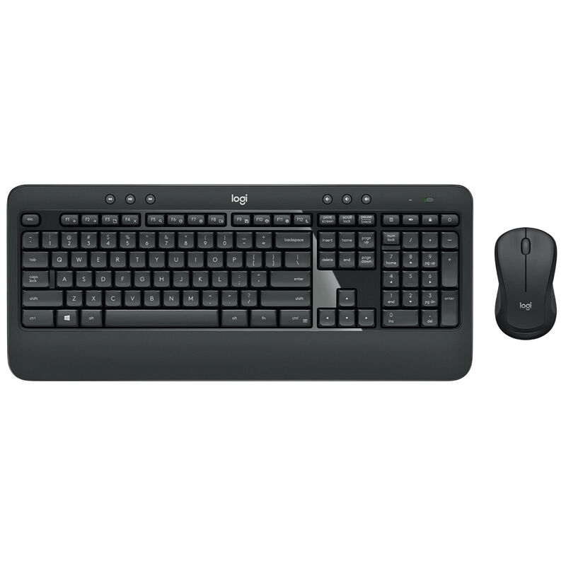 Logitech MK540 Full-size Advanced Wireless Membrane Keyboard and Mouse Combo - Black, , hires
