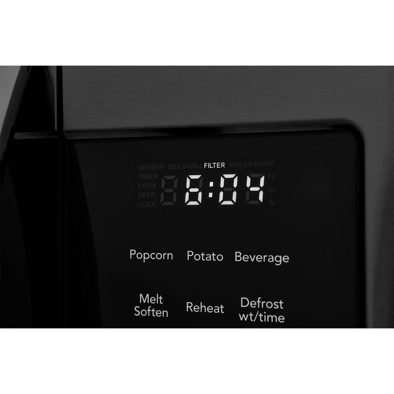 Frigidaire 30 in. 1.8 cu. ft. 1000W Over-the-Range Microwave with 300 CFM - Black Stainless, Black Stainless, hires