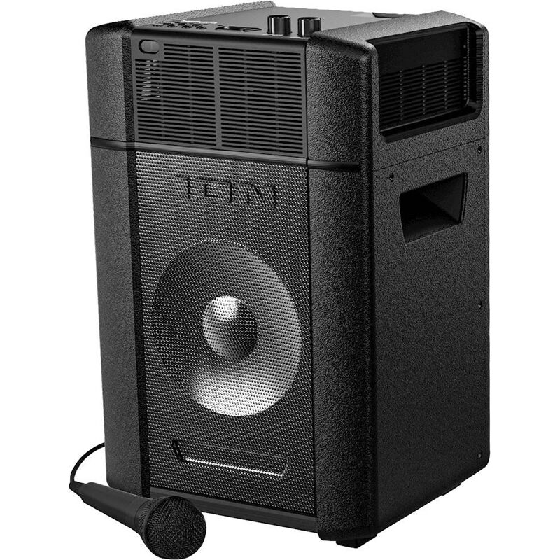 ION Projector Plus Portable IndoorOutdoor Projector with Speaker Black P.C. Richard & Son