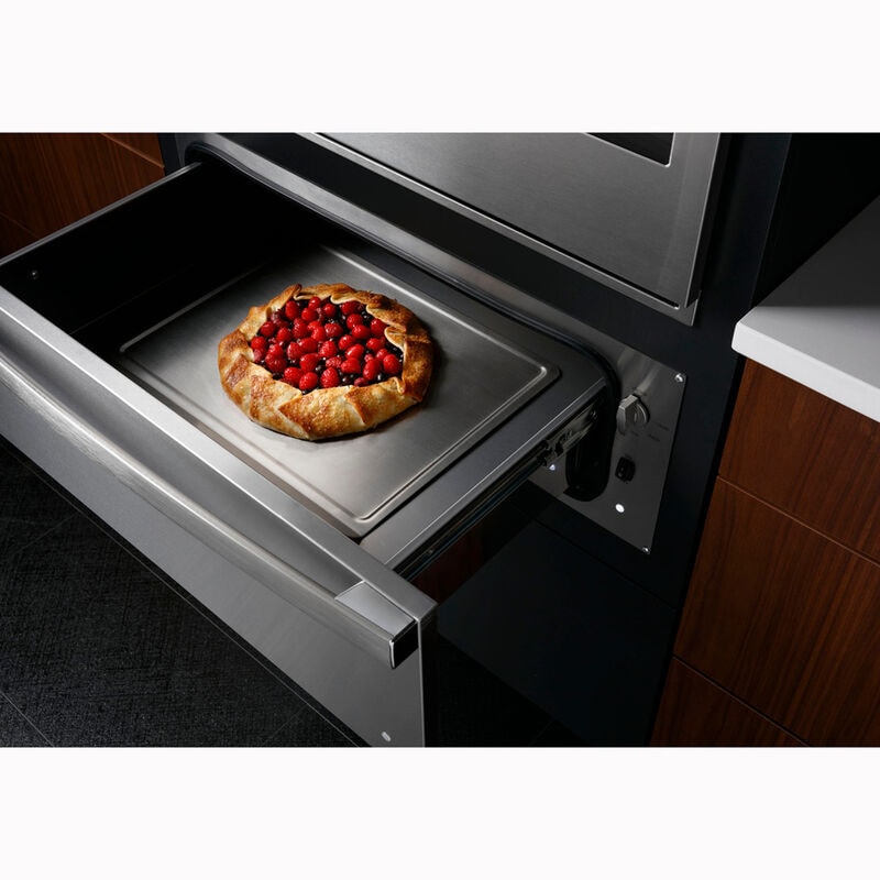 GE Profile 27 in. 1.7 cu. ft. Warming Drawer with Humidity Control - Stainless Steel, , hires