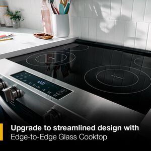 Whirlpool 30 in. 5.3 cu. ft. Smart Air-Fry Electric Range with Radiant Burners - Stainless Steel, , hires