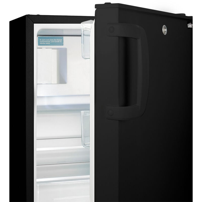 Summit 20 in. 2.6 cu. ft. Undercounter Refrigerator - Black, , hires