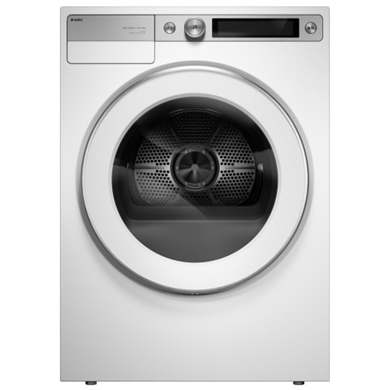 Asko 7-Series 24 in. 5.2 cu. ft. Smart Stackable Electric Dryer with Sensor Dry - White, , hires