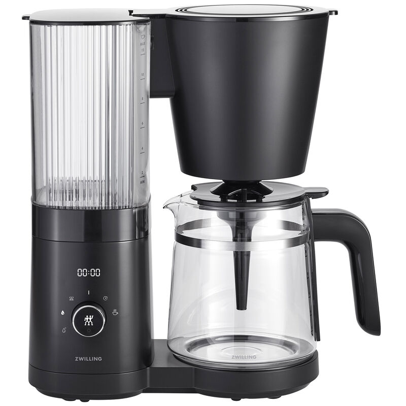 Zwilling Enfinity 12-Cup Drip Coffee Maker with Glass Carafe- Black, Black, hires