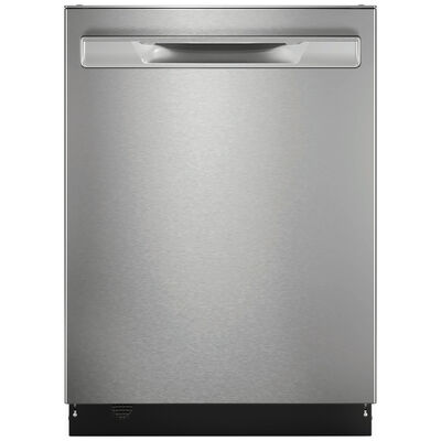 Frigidaire Gallery 24 in. Built-In Dishwasher with Top Control, 47 dBA Sound Level, 14 Place Settings, 7 Wash Cycles & Sanitize Cycle - Stainless Steel | GDSP4715AF