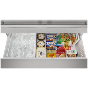 Sharp 36 in. 21.6 cu. ft. Counter Depth 4-Door French Door Refrigerator with Ice & Water Dispenser - Stainless Steel, , hires