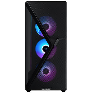 iBUYPOWER Slate Gaming Desktop with AMD Ryzen 9 9900X, 4.4 GHz, 12-Core CPU, GeForce RTX 5070Ti, 16GB VRAM GPU, 32 GB RAM, 2 TB SSD & Windows 11 Home - Black, , hires