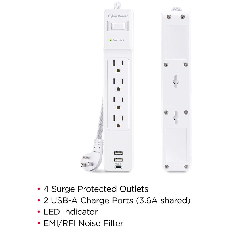 CyberPower Home Office Surge Protector - White, , hires