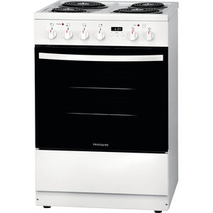 Frigidaire 24 in. 1.9 cu. ft. Oven Freestanding Electric Range with 4 Coil Burners - White, White, hires