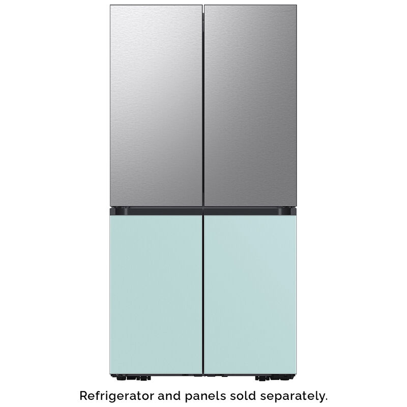 Samsung Bespoke 4-Door Flex Bottom Panel for Refrigerators - Morning Blue Glass, , hires