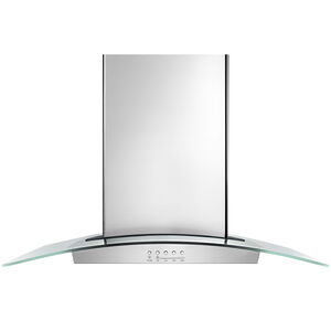 Whirlpool 30 in. Chimney Style Range Hood with 3 Speed Settings, Convertible Venting & LED Light - Stainless Steel, , hires