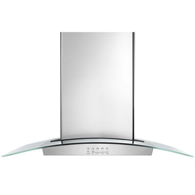 Whirlpool 30 in. Chimney Style Range Hood with 3 Speed Settings, Convertible Venting & LED Light - Stainless Steel | WVW75UC0DS