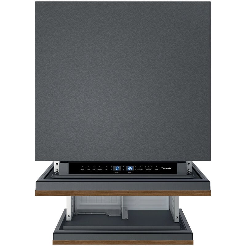 Thermador 24 in. 4.3 cu. ft. Double Refrigerator & Freezer Drawer - Custom Panel Ready, , hires