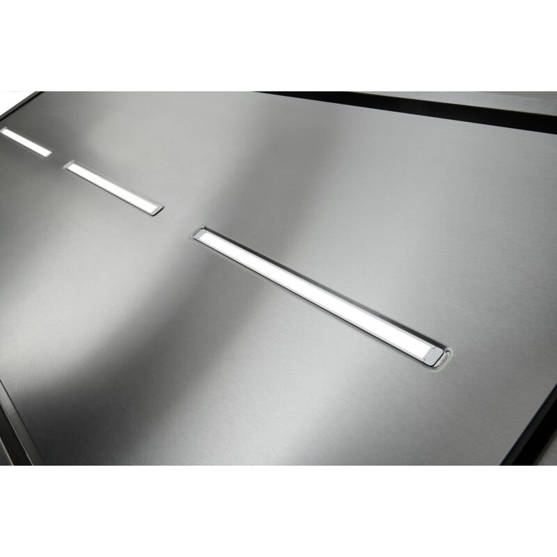 Best HBC1 SERIES 63 in. Ducted Ceiling Style Range Hood with 4 Fan Speeds & 3 LED Lights - Stainless Steel, , hires