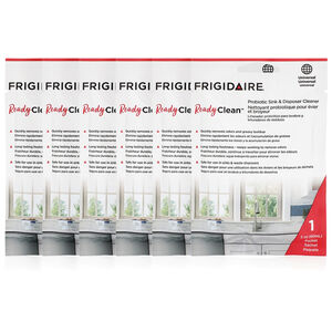 Frigidaire ReadyClean Probiotic Sink and Disposer Cleaner 6 pack for Garbage Disposals, , hires