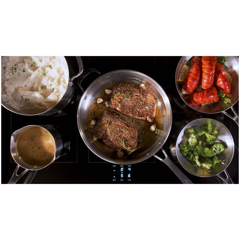 KitchenAid Commercial-Style 30 in. 4.1 cu. ft. Air-Fry True European Convection Electric Range with 4 Induction Burners - Stainless Steel, , hires