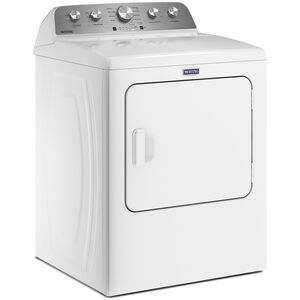 Maytag 29 in. 7.0 cu. ft. Electric Dryer with 9 Dryer Programs, 3 Dry Options & Wrinkle Care - White, , hires