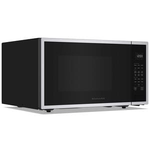 KitchenAid 22 in. 1.6 cu. ft. Countertop Microwave with Sensor Cooking - Stainless Steel, Stainless Steel, hires