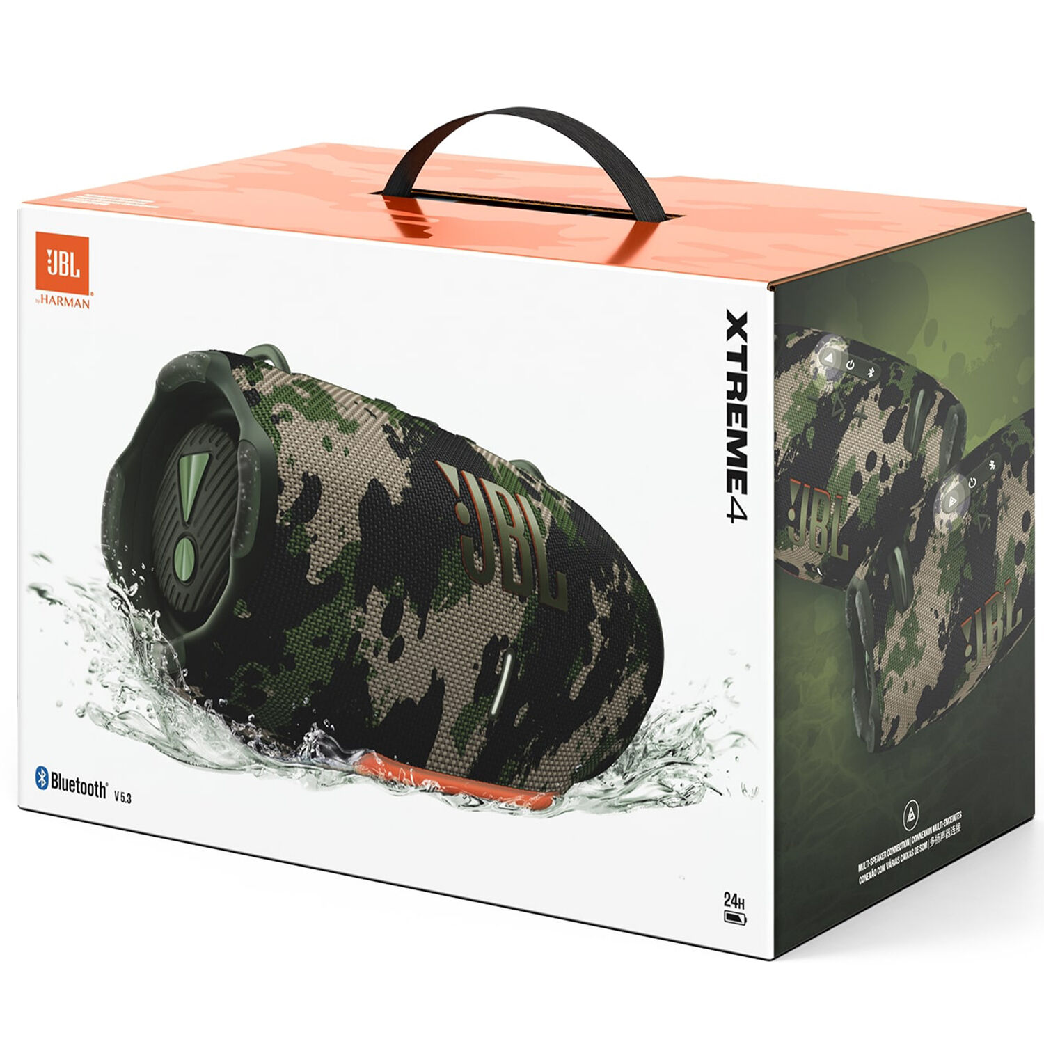 JBL Xtreme 4 カモフラージュ JBL Xtreme 4 Portable Rechargeable Waterproof Bluetooth Speaker