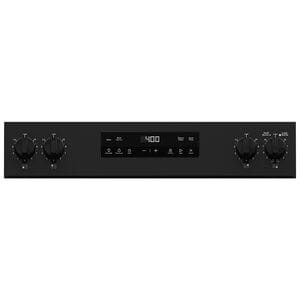 GE 400 Series 30 in. 5.3 cu. ft. Electric Range with Radiant Burners - Black, Black, hires