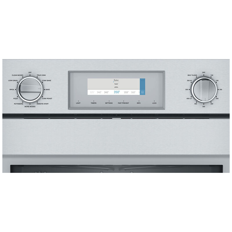 Thermador Professional Series 30 in. 4.5 cu. ft. Smart Electric Single Wall Oven with True European Convection - Stainless Steel, , hires