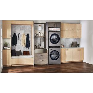 LG 27 in. WashTower with 4.5 cu. ft. Washer with 6 Wash Programs & 7.4 cu. ft. Gas Dryer with 6 Dryer Programs, Sensor Dry & Wrinkle Care - Graphite Steel, Graphite Steel, hires