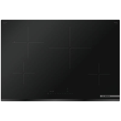 Bosch 800 Series 30 in. 4-Burner Smart Induction Cooktop with Simmer Burner & Power Burner - Black | NIT8061UC