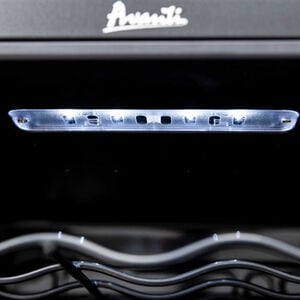 Avanti 20 in. Freestanding Wine Cooler with Wire Racks, Single Temperature Zone & 34 Bottle Capacity - Platinum, , hires