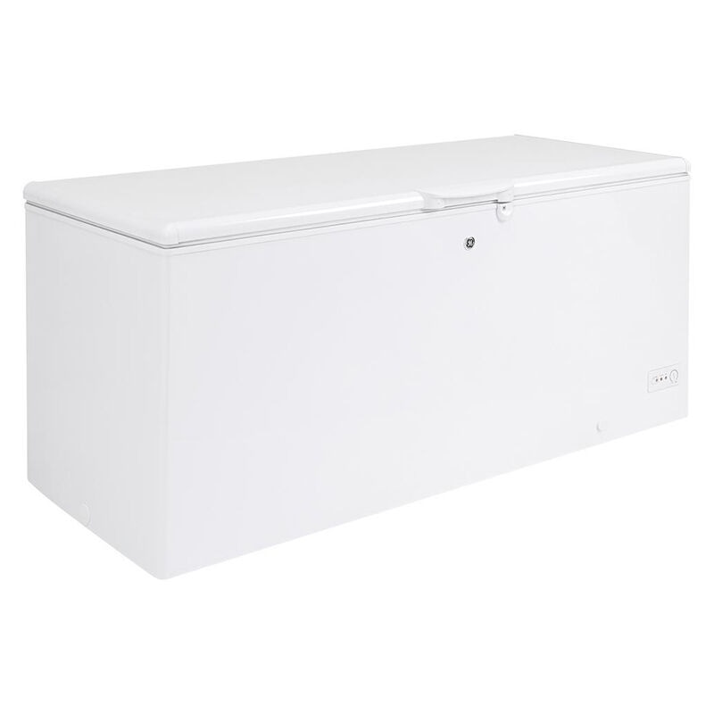 GE 74 in. 21.7 cu. ft. Chest Freezer with Manual Defrost - White, , hires