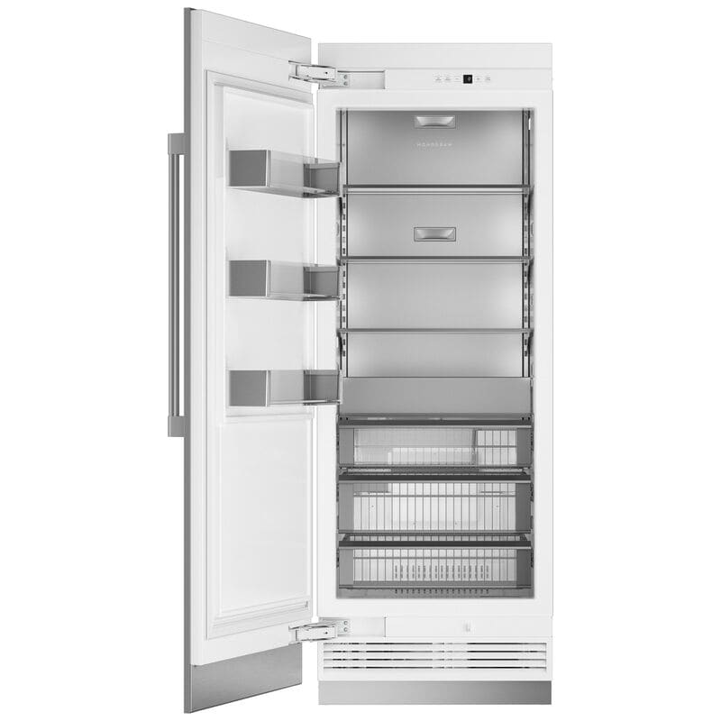 Monogram 30 in. 16.7 cu. ft. Built-In Upright Smart Freezer with Ice Maker, Adjustable Shelves & Digital Control - Custom Panel Ready, , hires