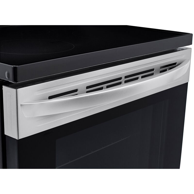 LG 30 in. 6.3 cu. ft. Smart Electric Range with Radiant Burners - Stainless Steel, , hires