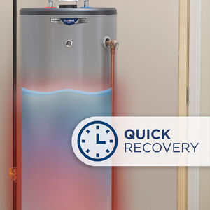 GE RealMax Choice Natural Gas 40 Gallon Short Water Heater with 8-Year Parts Warranty, , hires