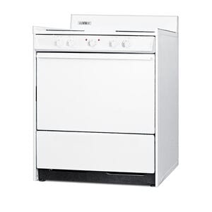 Summit 30 in. 3.7 cu. ft. Electric Range with Coil Burners - White, , hires
