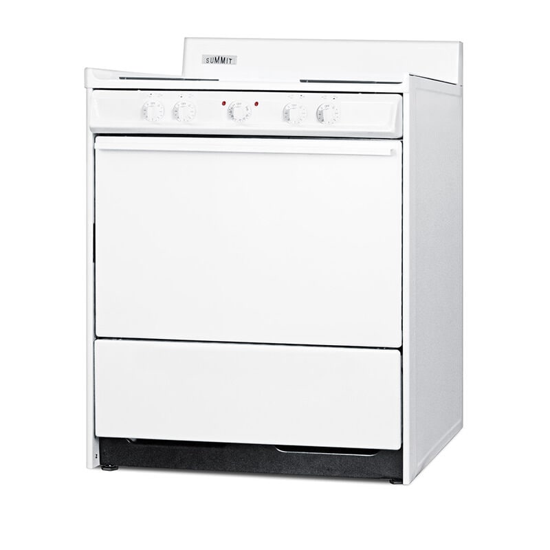 Summit 30 in. 3.7 cu. ft. Electric Range with Coil Burners - White, , hires