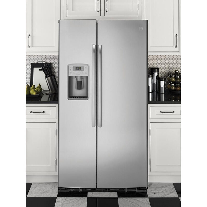 GE Profile 36 in. 21.9 cu. ft. Counter Depth Side-by-Side