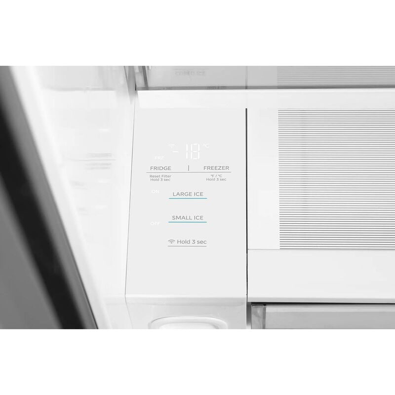 Midea 36 in. 31.7 cu. ft. Smart Garage-Ready French Door Refrigerator with Internal Water Dispenser - Stainless Steel, , hires
