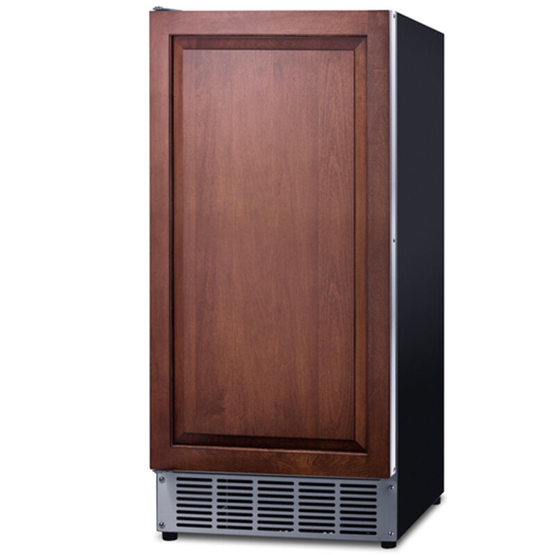 Summit 15 in. Built-In Undercounter Commercial-Use Ice Maker with 25 lb. Ice Storage, Auto-Defrost & Digital Control - Custom Panel Ready, , hires