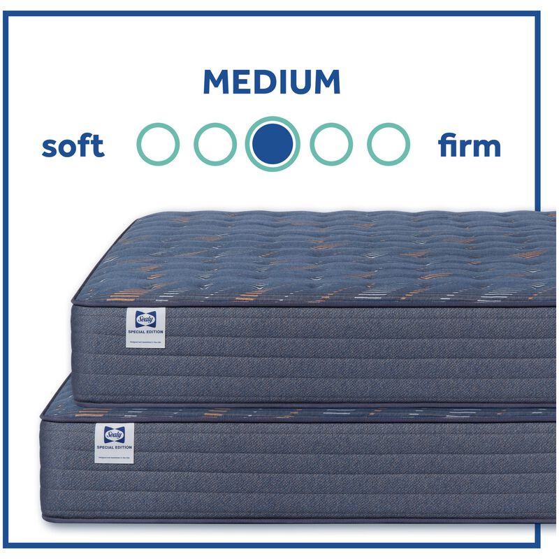 Sealy Warner Special Edition Medium Innerspring Queen Size Mattress, , hires