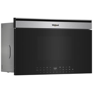 Whirlpool 30 in. 1.1 cu. ft. 1000W Smart Built-In Microwave with Convection & Sensor Cooking - Fingerprint Resistant Stainless, , hires