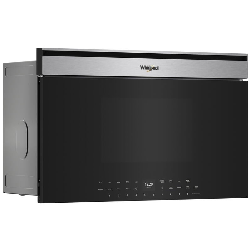Whirlpool 30 in. 1.1 cu. ft. 1000W Smart Built-In Microwave with Convection & Sensor Cooking - Fingerprint Resistant Stainless, , hires