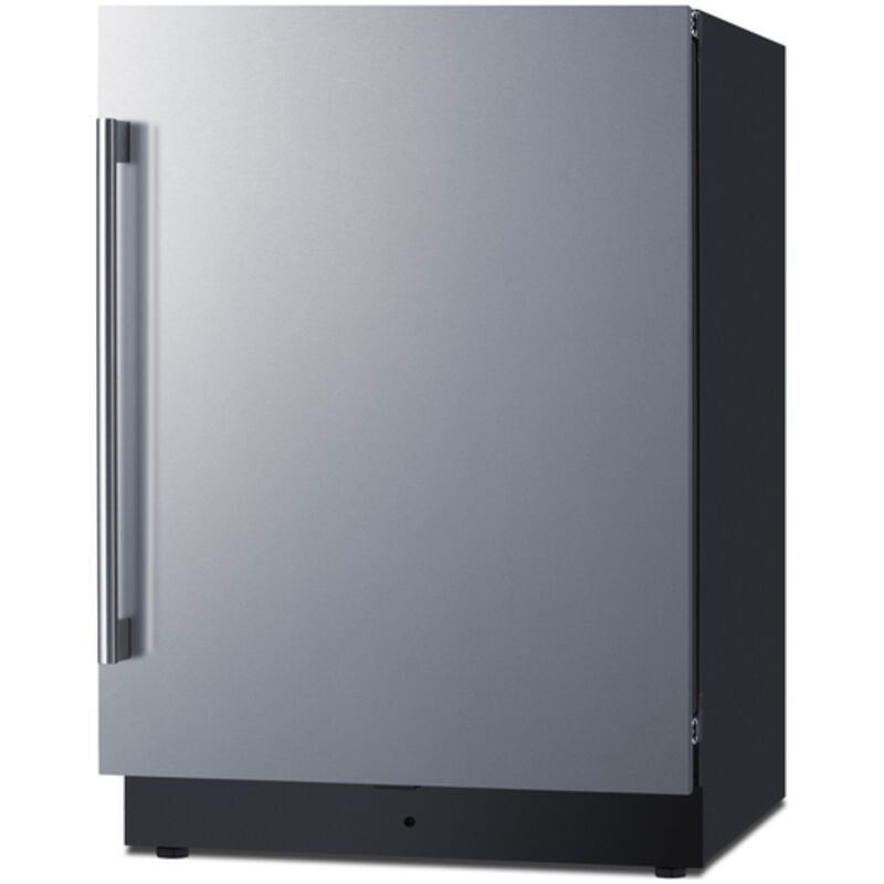 Summit 24 in. 3.2 cu. ft. Undercounter Refrigerator - Stainless Steel, , hires