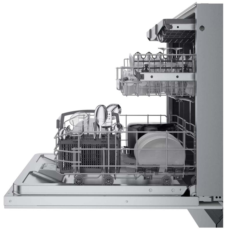 Bosch 800 Series 24 in. Top Control Smart Dishwasher with 42 dBa Sound Level, 3rd-Rack & CrystalDry - Custom Panel Ready, , hires