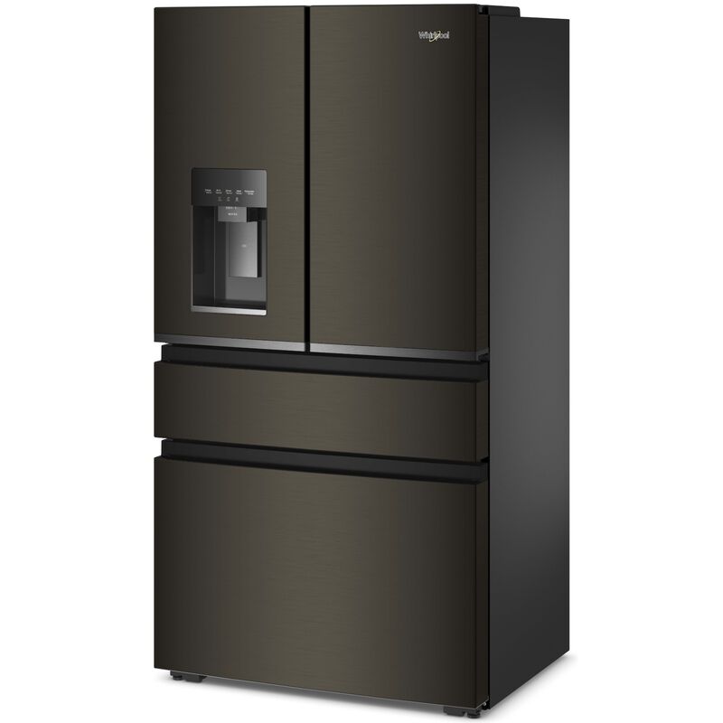 Whirlpool 36 in. 21.9 cu. ft. Smart Counter Depth 4-Door French Door Refrigerator with Ice & Water Dispenser - Black Stainless, , hires
