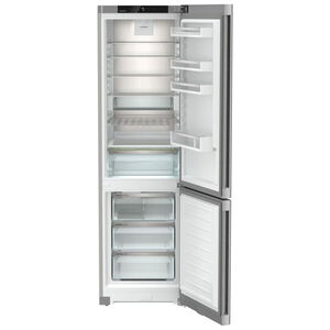Liebherr Plus 24 in. 12.8 cu. ft. Smart Counter Depth Bottom Freezer Refrigerator with Ice Maker - Stainless Steel, , hires