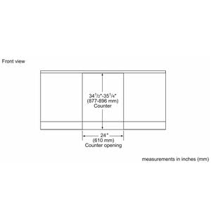 Thermador Masterpiece Series 24 in. Undercounter Wine Cooler with Wood Racks, Dual Temperature Zones & 41 Bottle Capacity - Stainless Steel, , hires