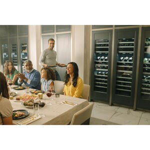 Thermador Freedom Collection 24 in. Built-in Smart Wine Cooler with Wood Racks, Multi-Temperature Zones & 92 Bottle Capacity - Custom Panel Ready, , hires