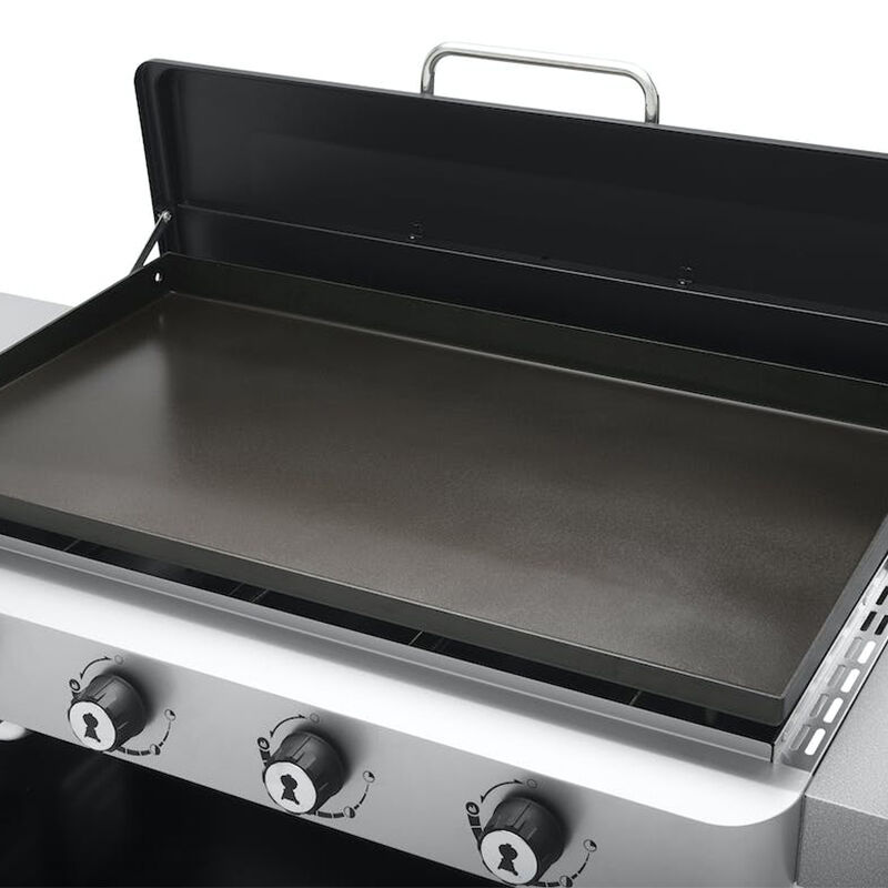 Weber 36 in. Gas Flat Top Griddle with Side Tables - Black, , hires