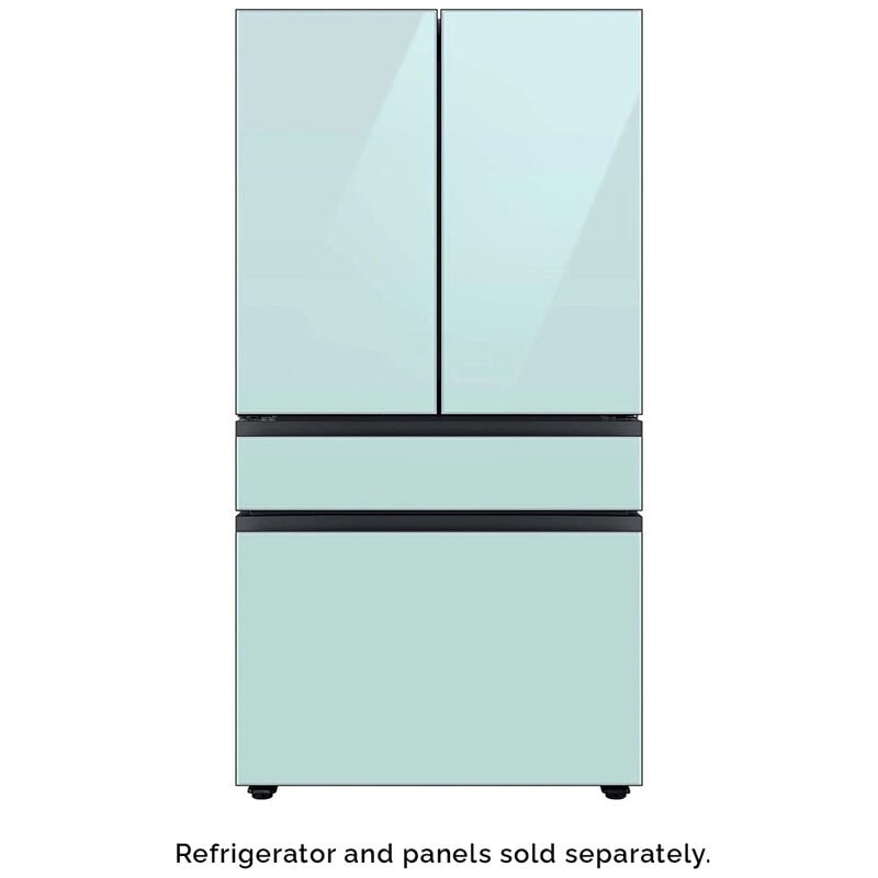 Samsung BESPOKE 4-Door French Door Bottom Panel for Refrigerators - Morning Blue Glass, , hires