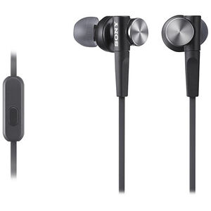 Sony Extra Bass Earbud Headset - Black, , hires